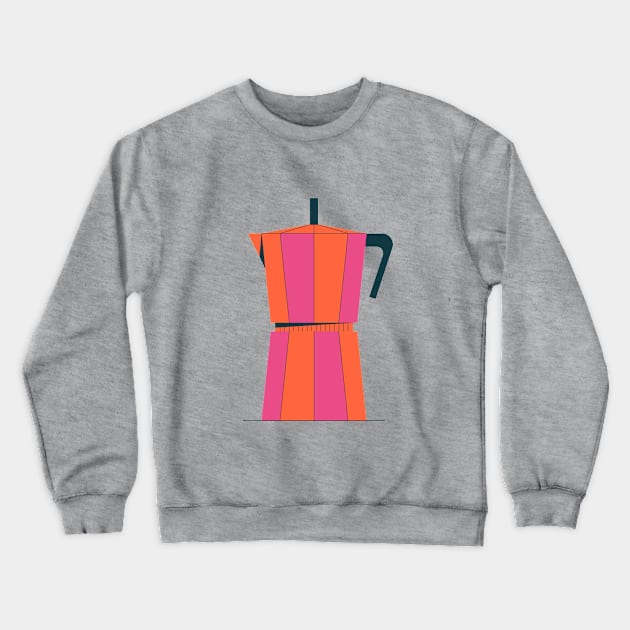 Retro Moka Pot Crewneck Sweatshirt by FlairTees